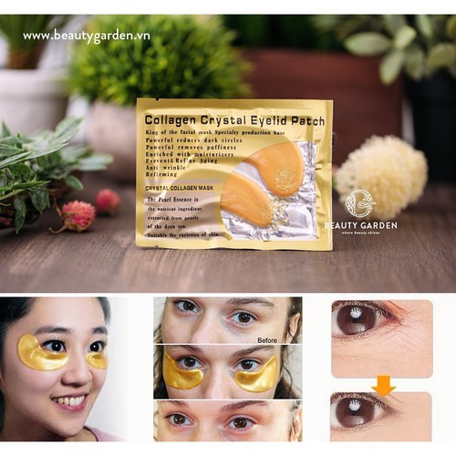 Mặt Nạ Quầng Thâm Mắt Crystal Collagen