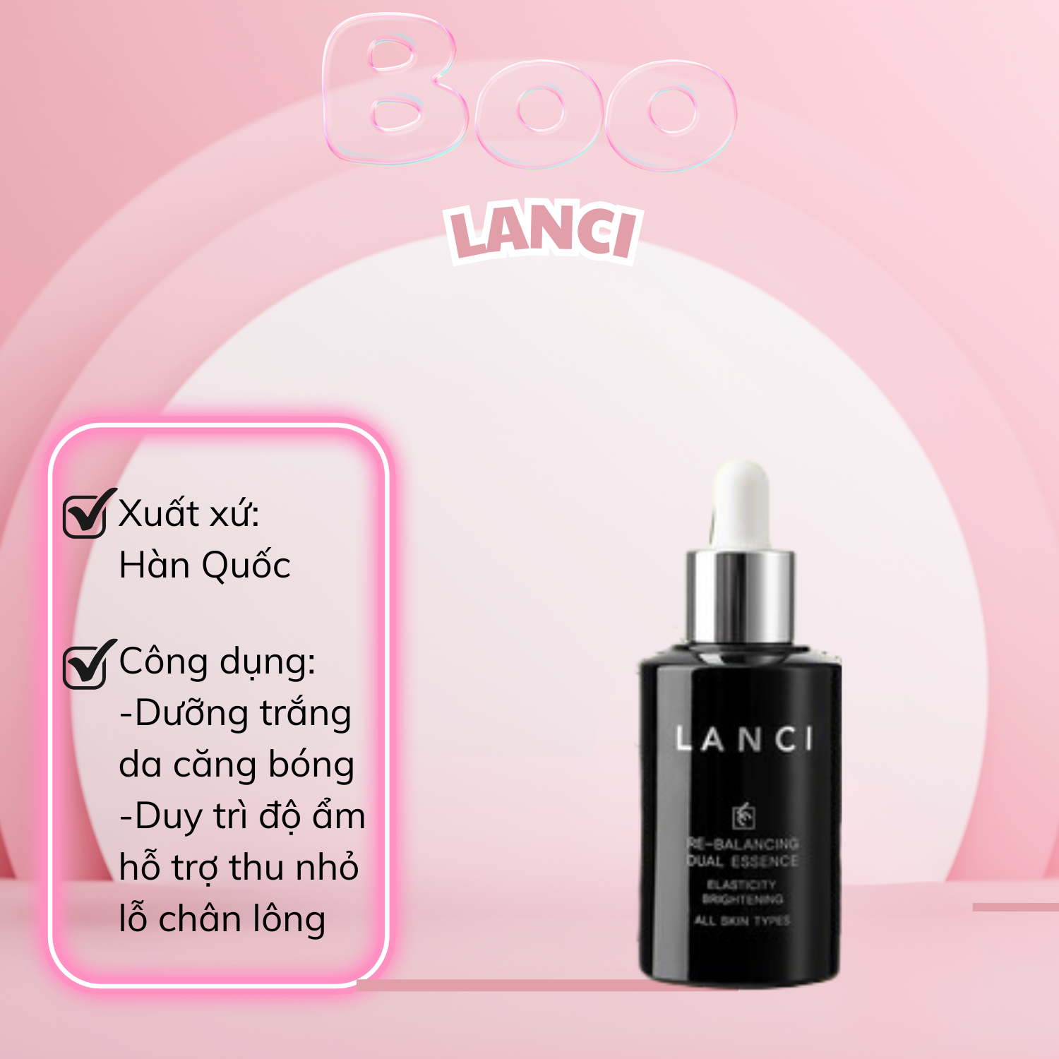Essence Lanci SIÊU CĂNG BÓNG SIÊU PHỤC HỒI CHUẨN Hàn Quốc