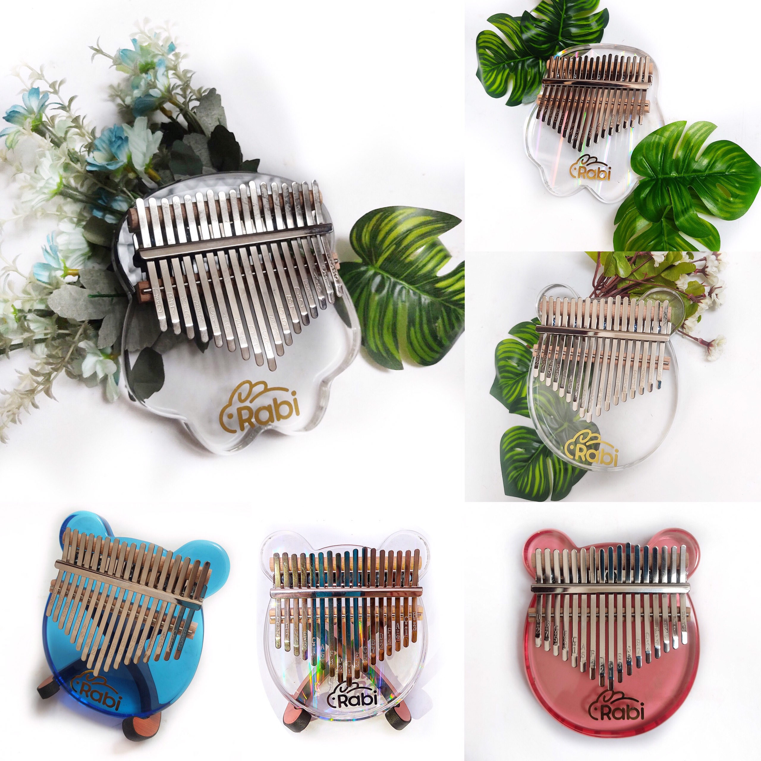 Đàn Kalimba trong suốt Rabi giá siêu rẻ