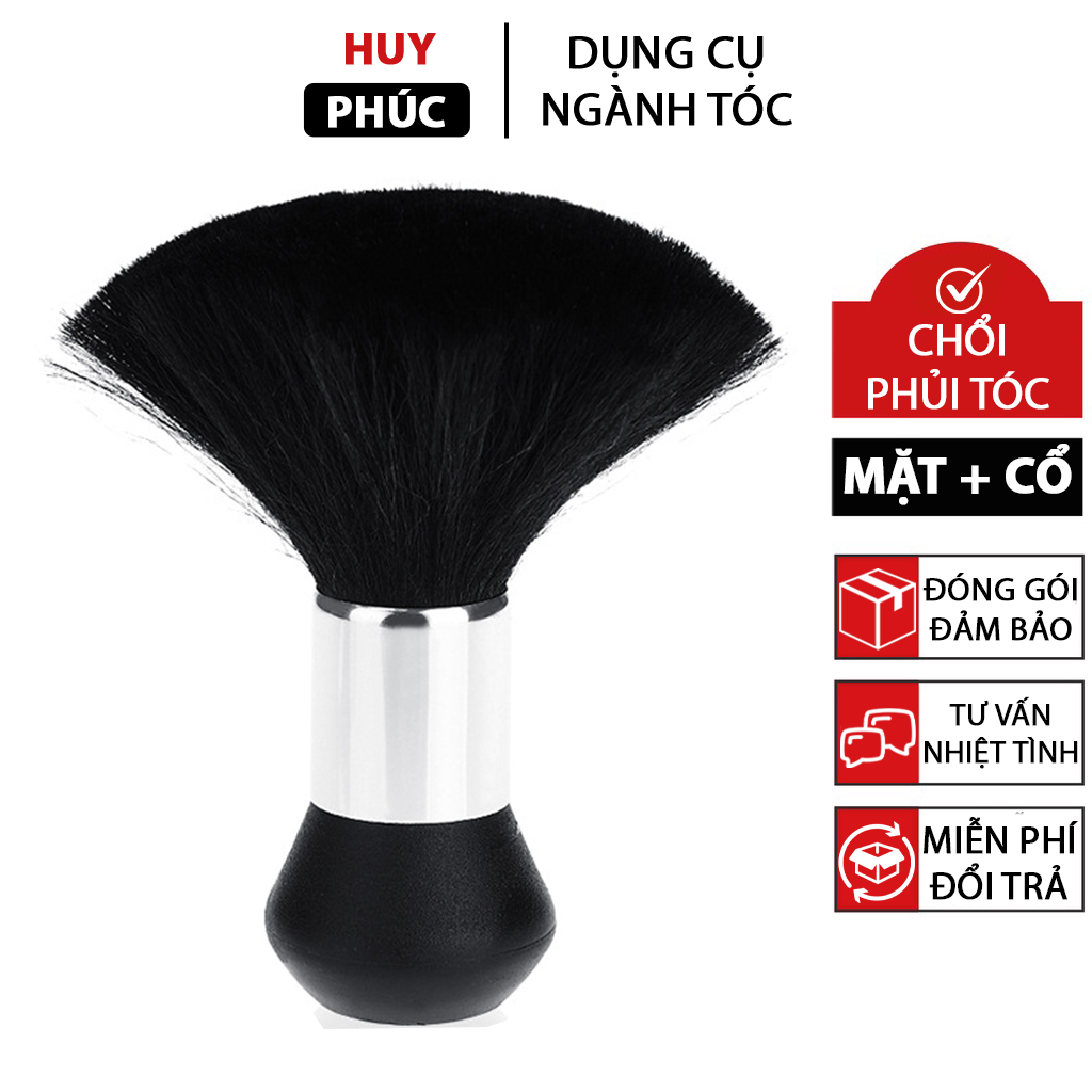 Chổi phủi tóc Barber nam vùng cổ mặt, cây phủi tóc nam Barber CP2