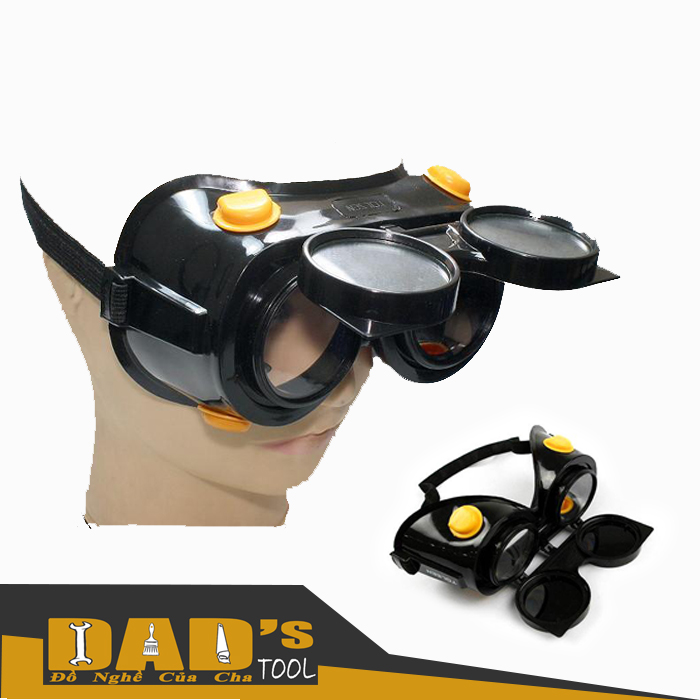 Kính bảo hộ hàn 2 lớp tolsen 45075