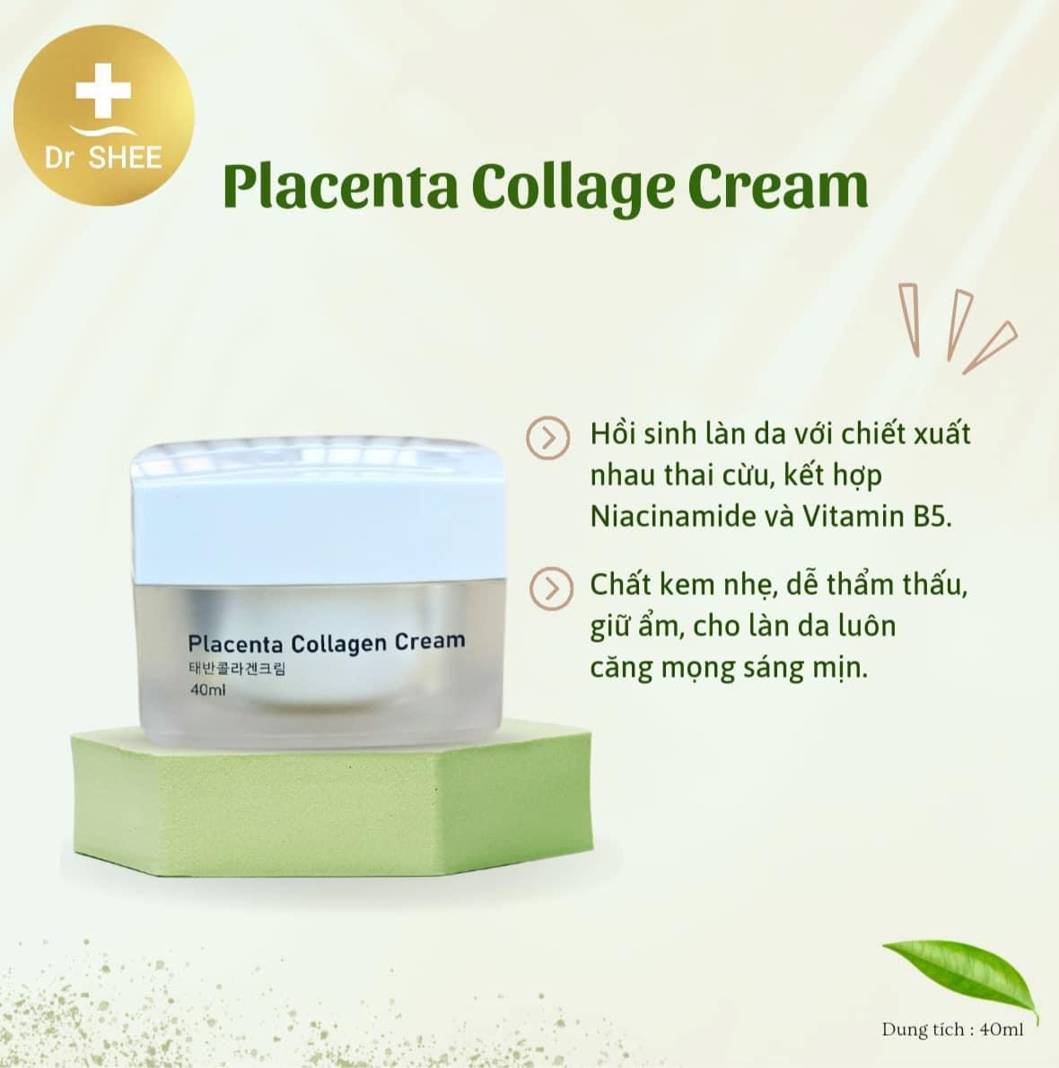 Kem dưỡng da mặt Dr.Shee, kem nhau thai phục hồi da Dr.Shee