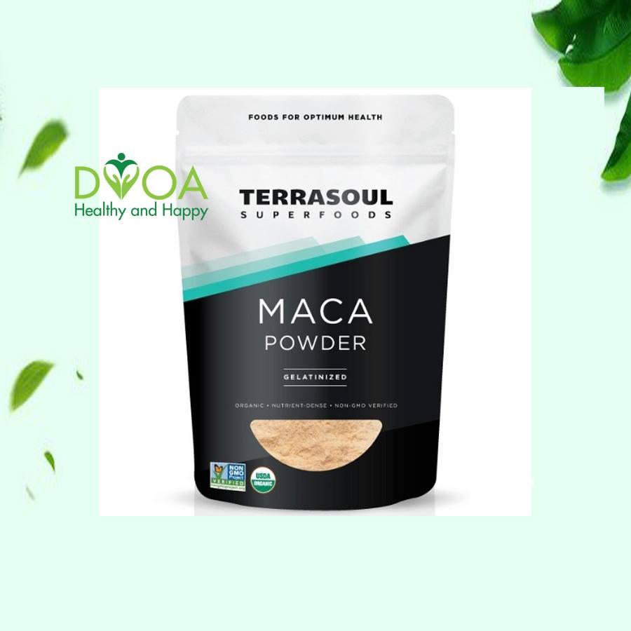 Bột nhân sâm Maca Peru hữu cơ Terrasoul 454g