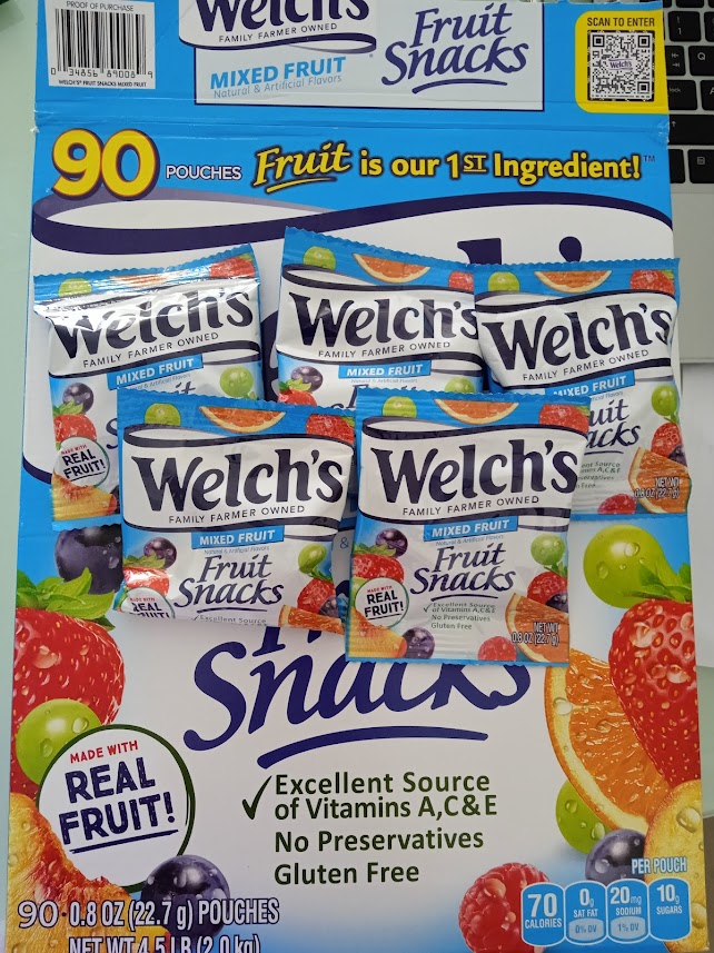HSD 10.2024 Kẹo Dẻo Trái Cây Mỹ Welch s Fruit Snacks