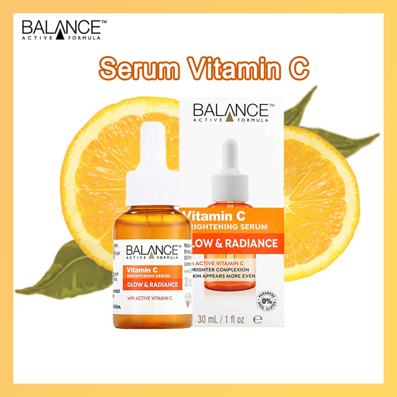 Serum vitamin c balance trị mụn dưỡng trắng da mặt dưỡng ẩm thâm thu nhỏ lỗ chân lông 30ml A1fdag