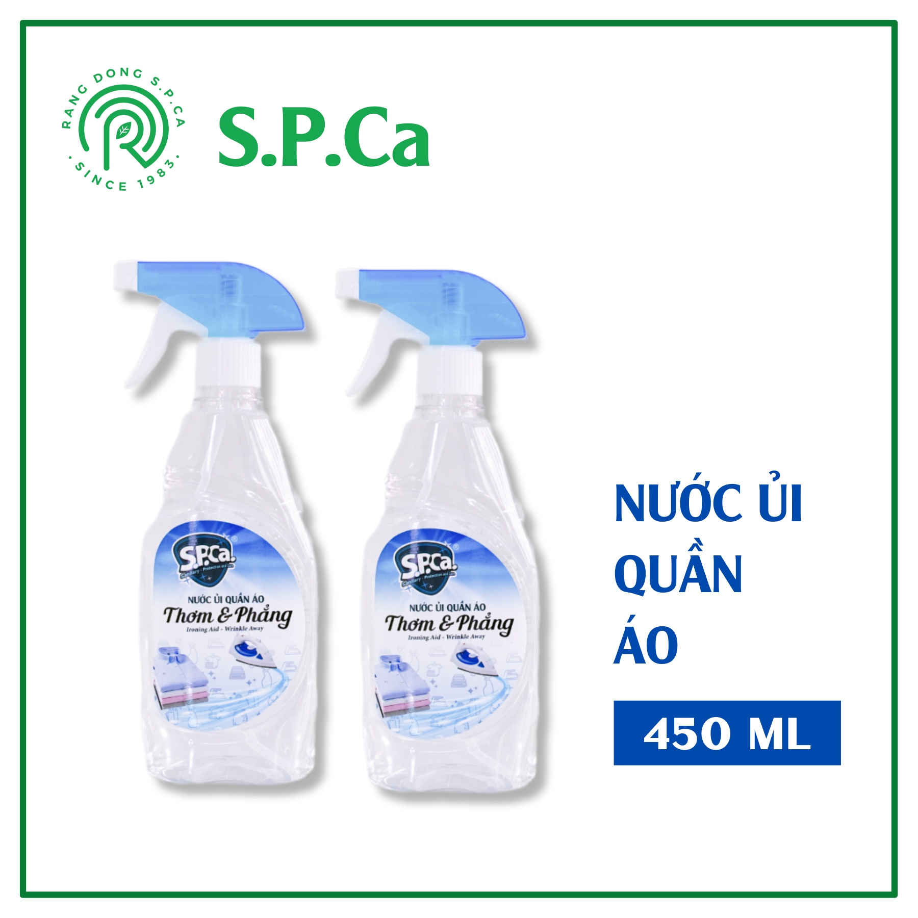 Nước ủi thơm quần áo tinh dầu nước hoa 450ml - SPCa000022