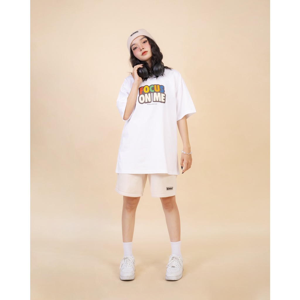 Quần shorts thun basic mbc - kem