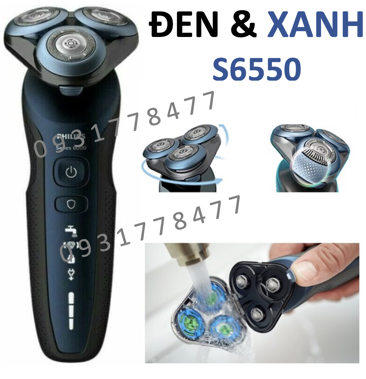Máy cạo râu Philip s S6550 (Bảo hành 12 tháng)
