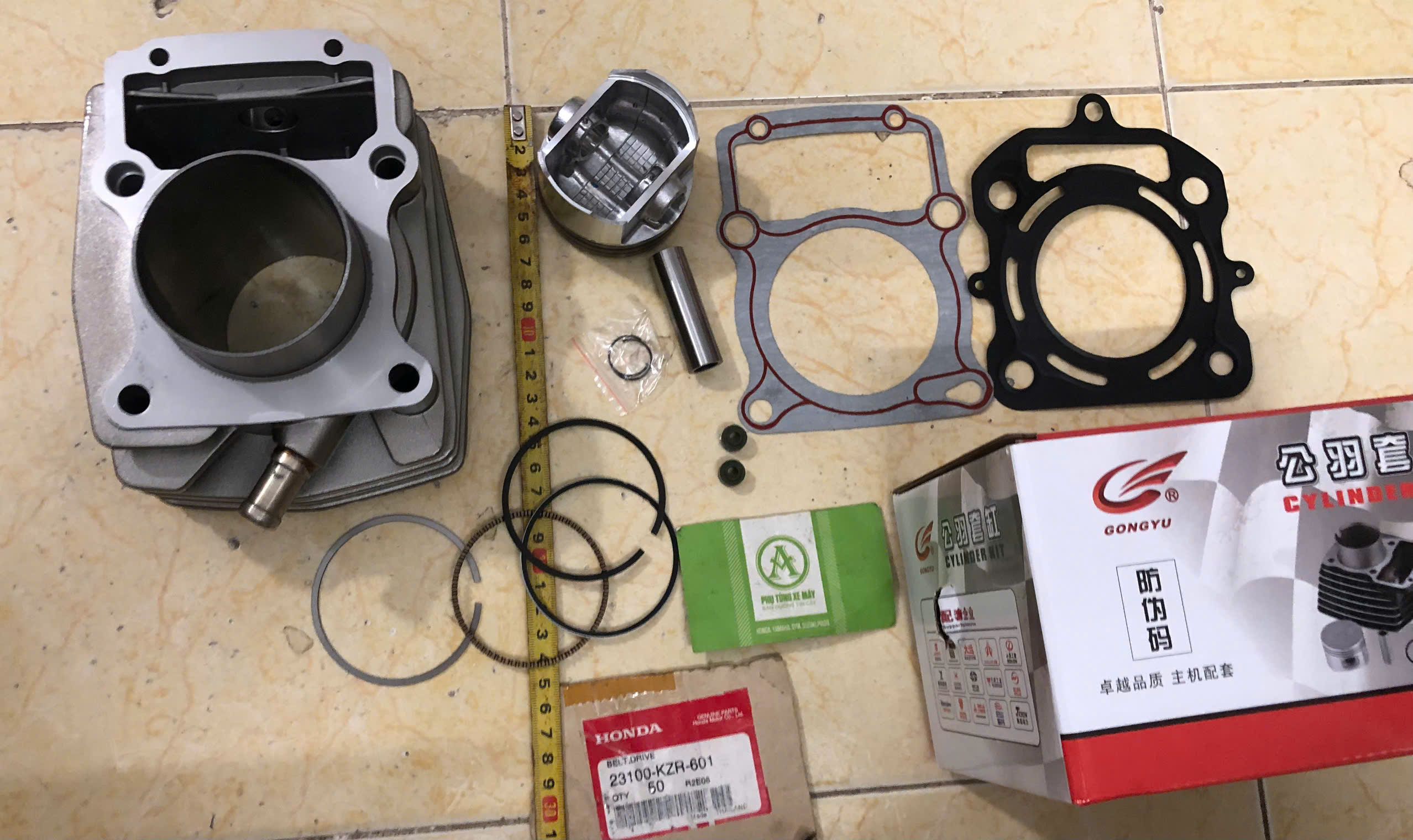 Bộ nòng hơi máy YINXIANG xe ba gác ( máy 175cc / 200cc /250cc )