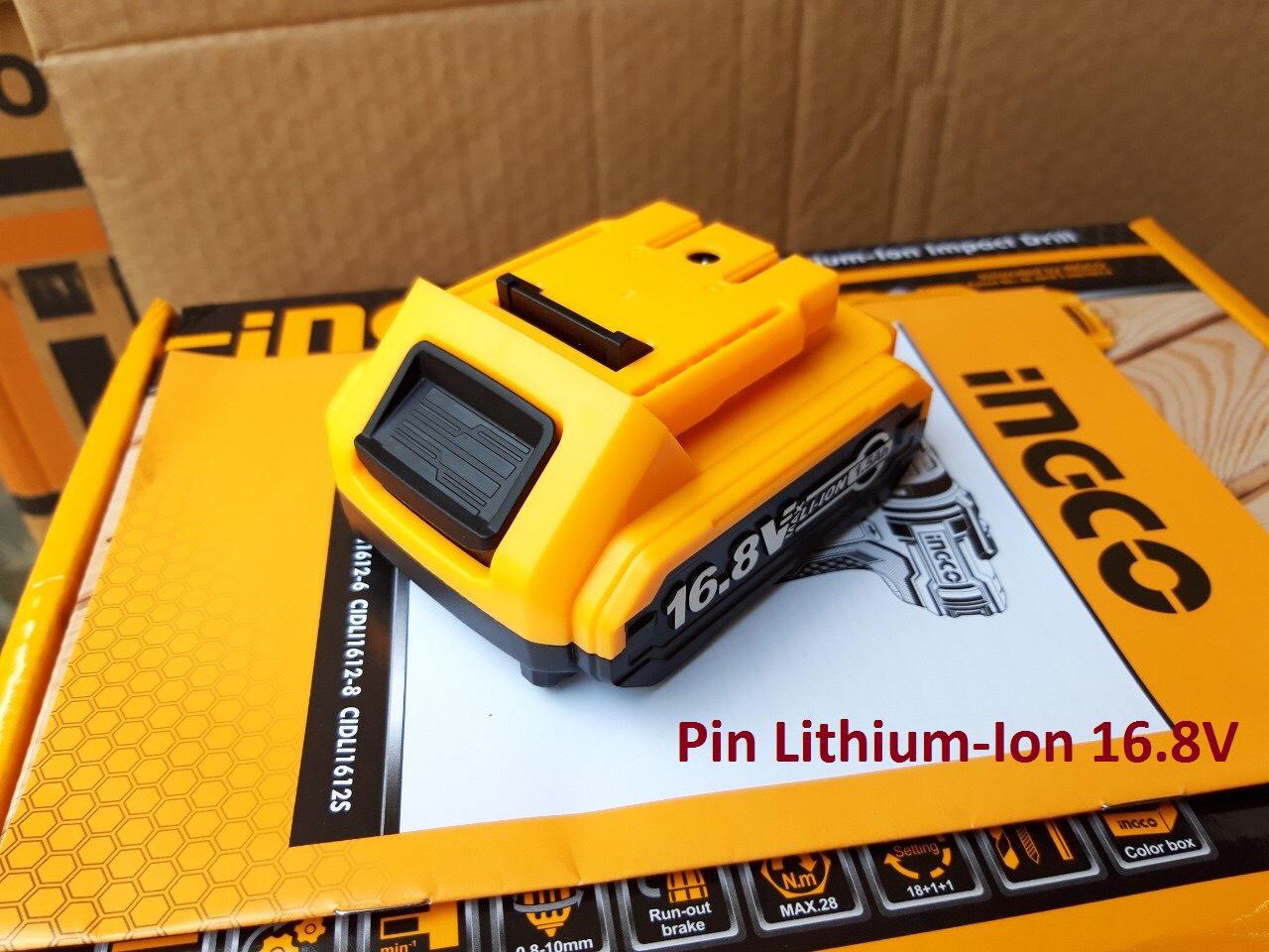 Pin lithium 16.8v 1.5ah ingco fbli16151