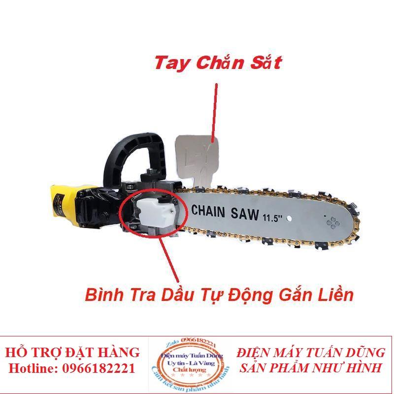 Lưỡi cưa xích luoi cua xich gan may mai Loại xịn - Loại 1 - có tra dầu tự động