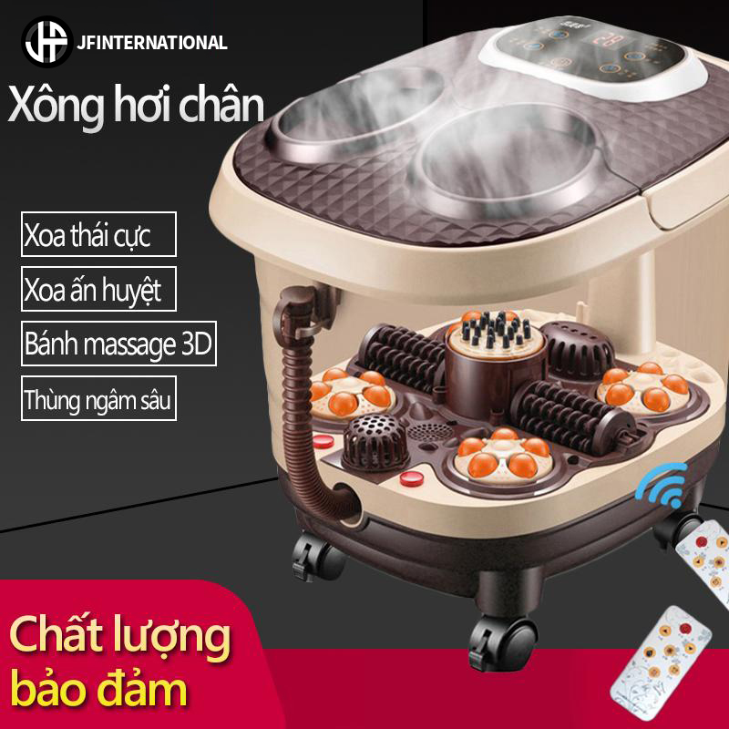 Máy ngâm chân massage hiệu KAIMEIDI xoa bóp bàn chân tự động thêm cân bằng nhiệt bản mới nhất