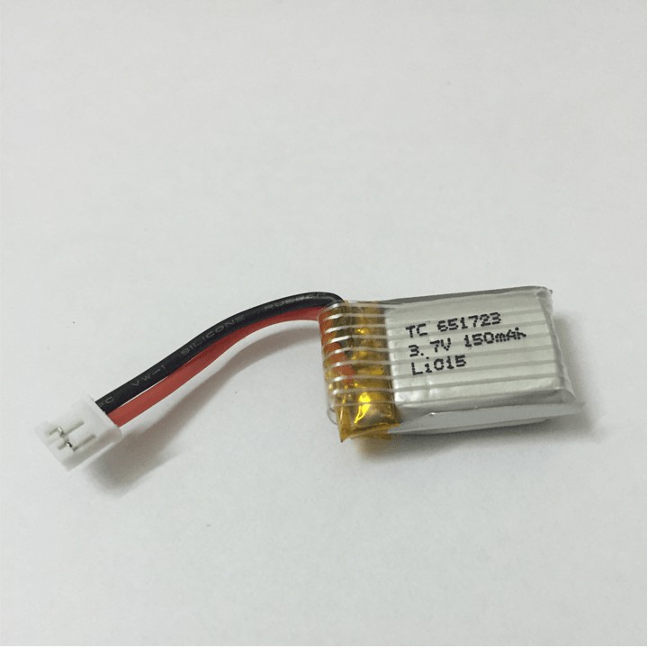 Pin máy bay jjrc h36 3.7v 150mah chân to