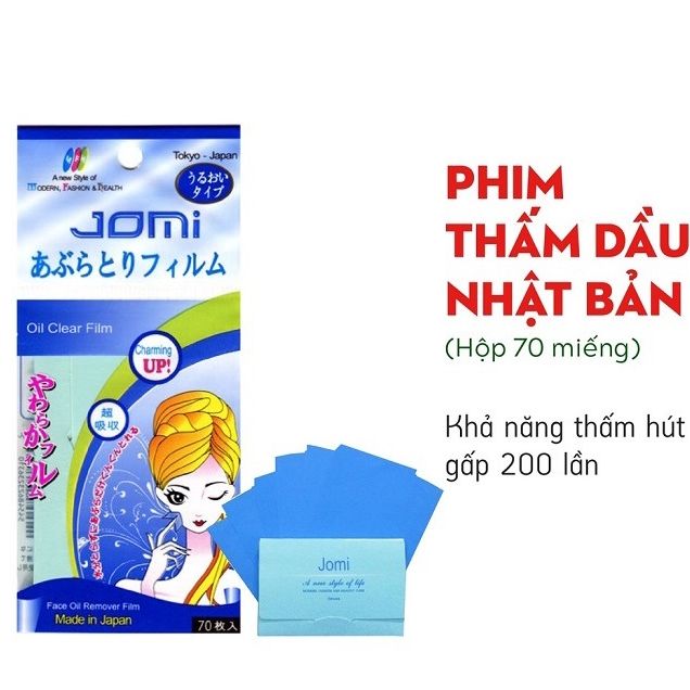 Phim Thấm Dầu Jomi Oil Clear Film 70 Tờ