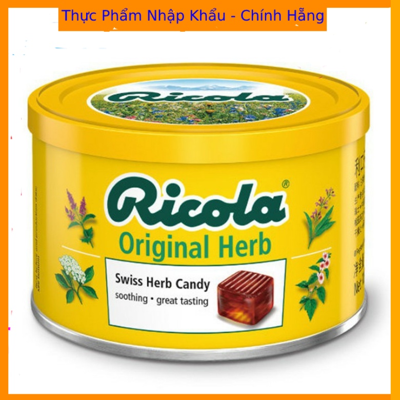 Kẹo Thảo Mộc Ricola Hộp Thiếc vị Original Herbs 100G Original Herb