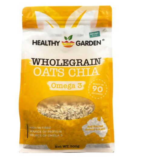 Yến Mạch Mix Hạt Chia Healthy Garden Wholegrain Oats Chia 500g