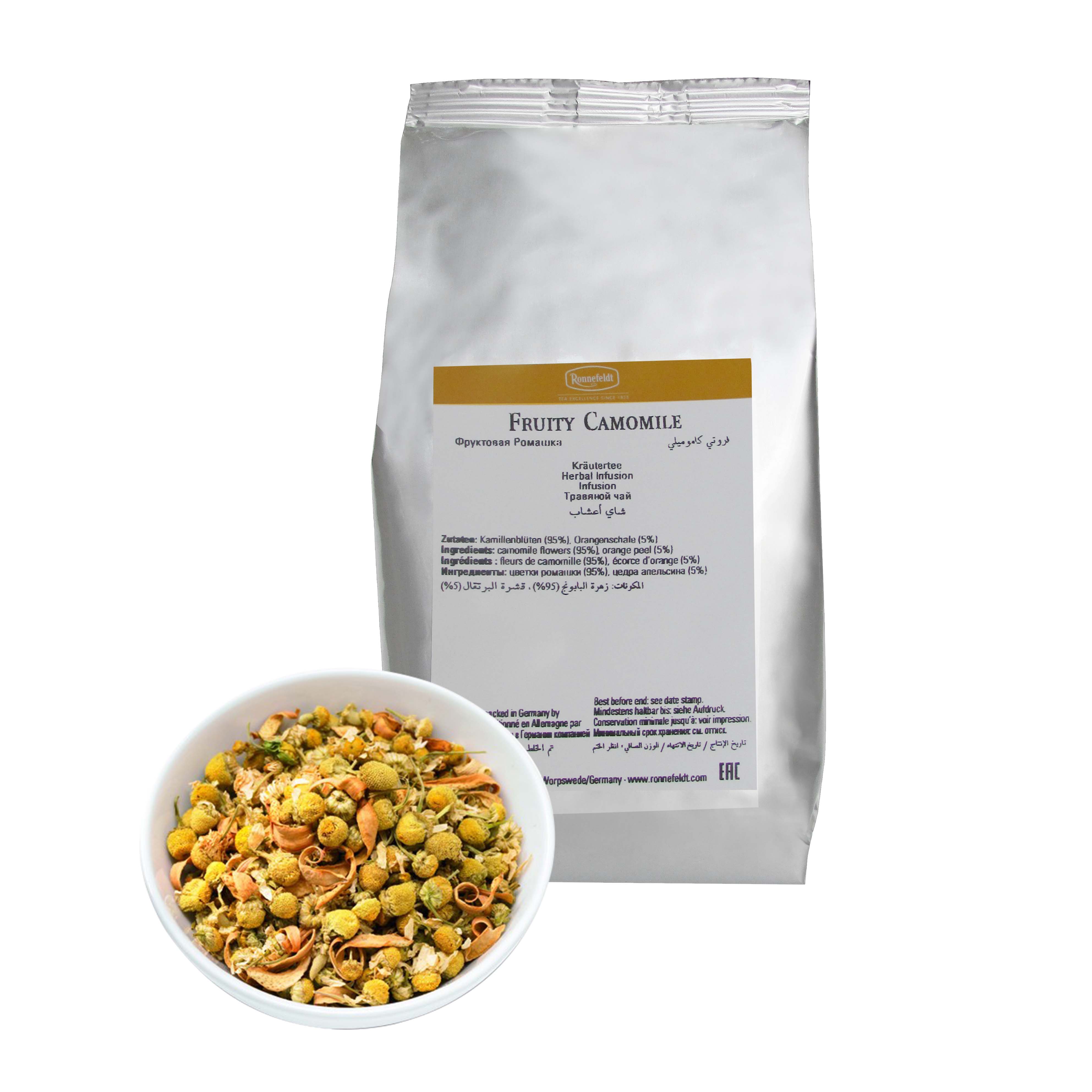 Trà Fruity Camomile Ronnefeldt gói 100gr