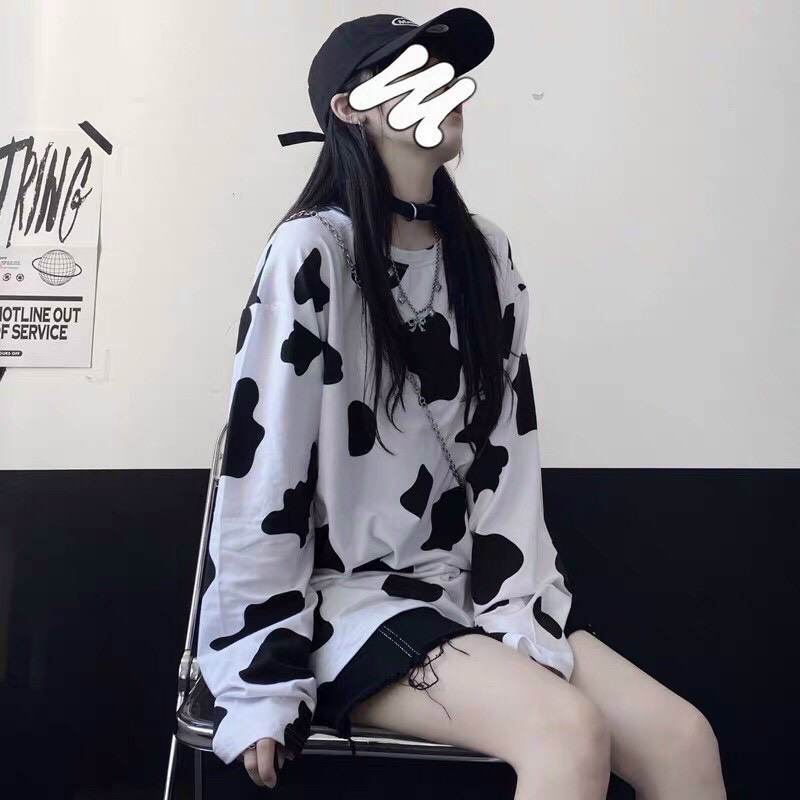 Áo Khoác Nỉ Nữ Có Không Mũ Phối Họa Tiết Bồ Sữa THỎ Phong Cách Trẻ Trung Thời Trang JayStore AO KHOAC NAM NỮ 1002025V3