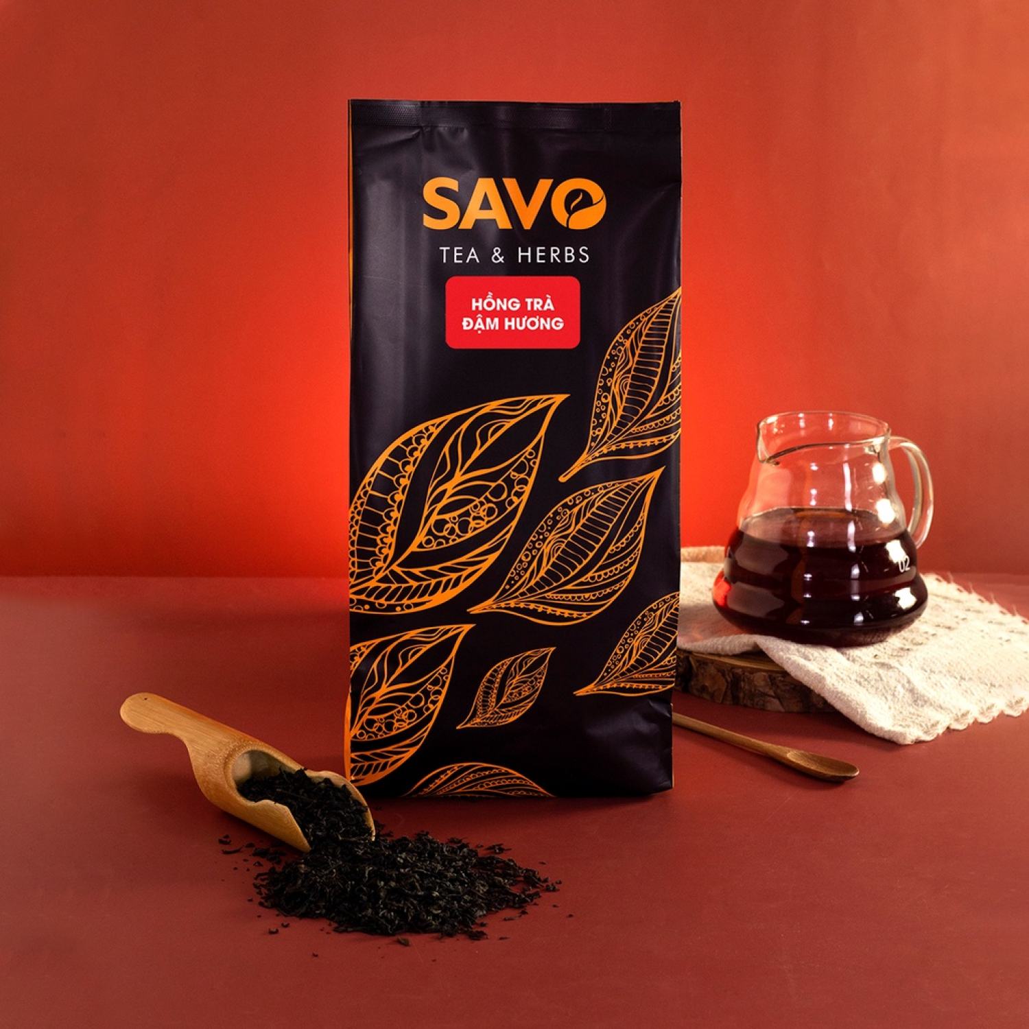 Hồng trà đậm hương SAVO - Nguyên liệu trà sữa