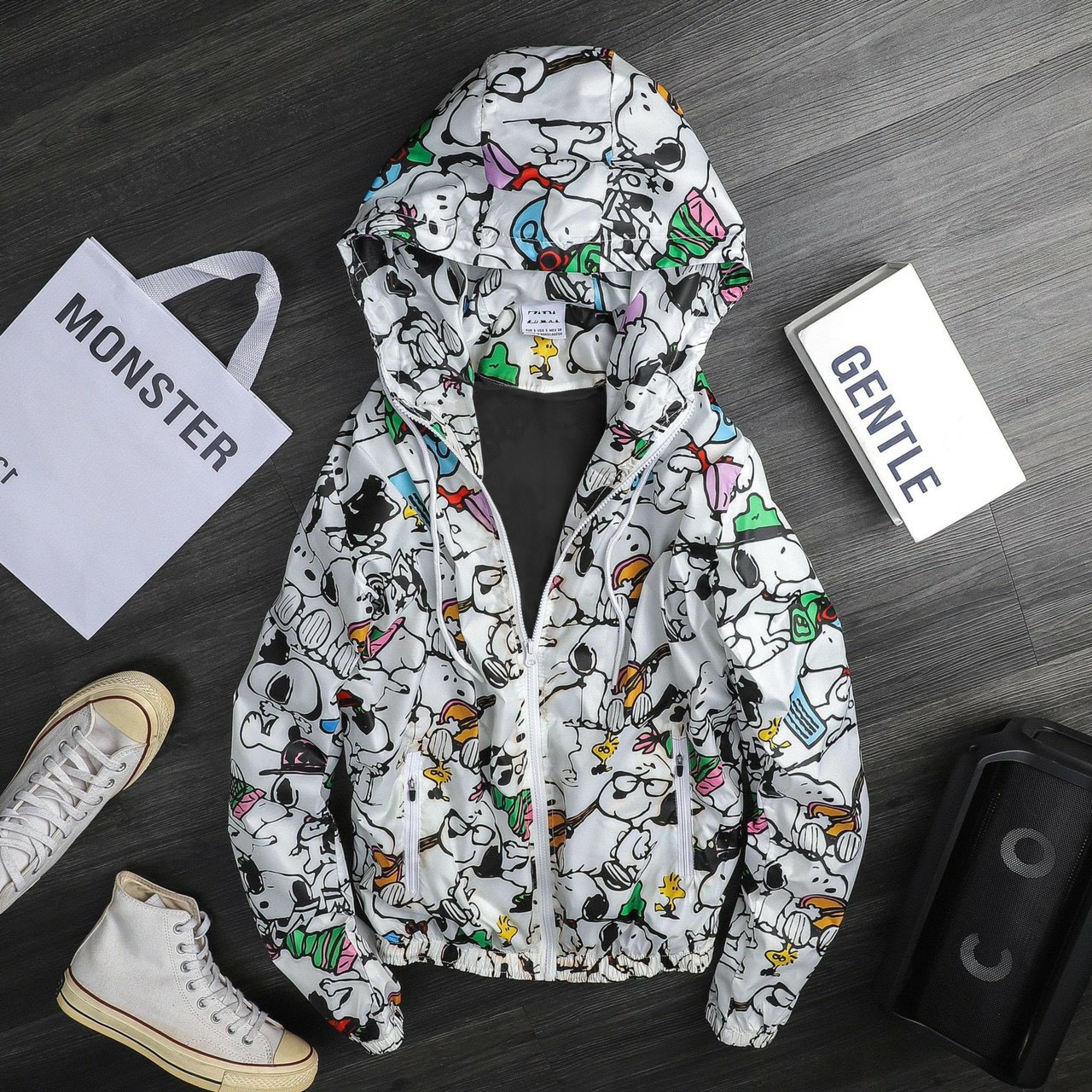 [HCM](Có video) Áo khoác dù ngoại Unisex hoa cúc vải dù ngoại chống nắng đi mưa cản gió tốt THT Fashion Shop (Dù ngoại Hình thật 100%)