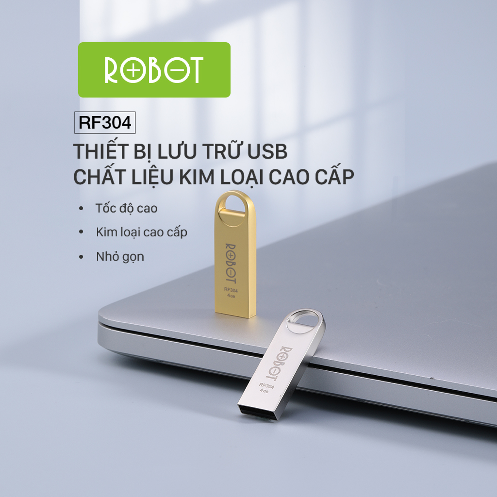 Thiết Bị Lưu Trữ USB 32GB ROBOT RF332- Kim Loại Cao Cấp