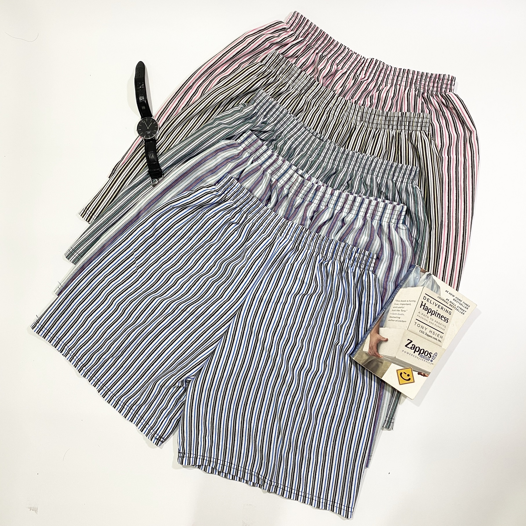 Combo 3 Quần đùi nam kẻ sọc, quần ngủ, quần tập