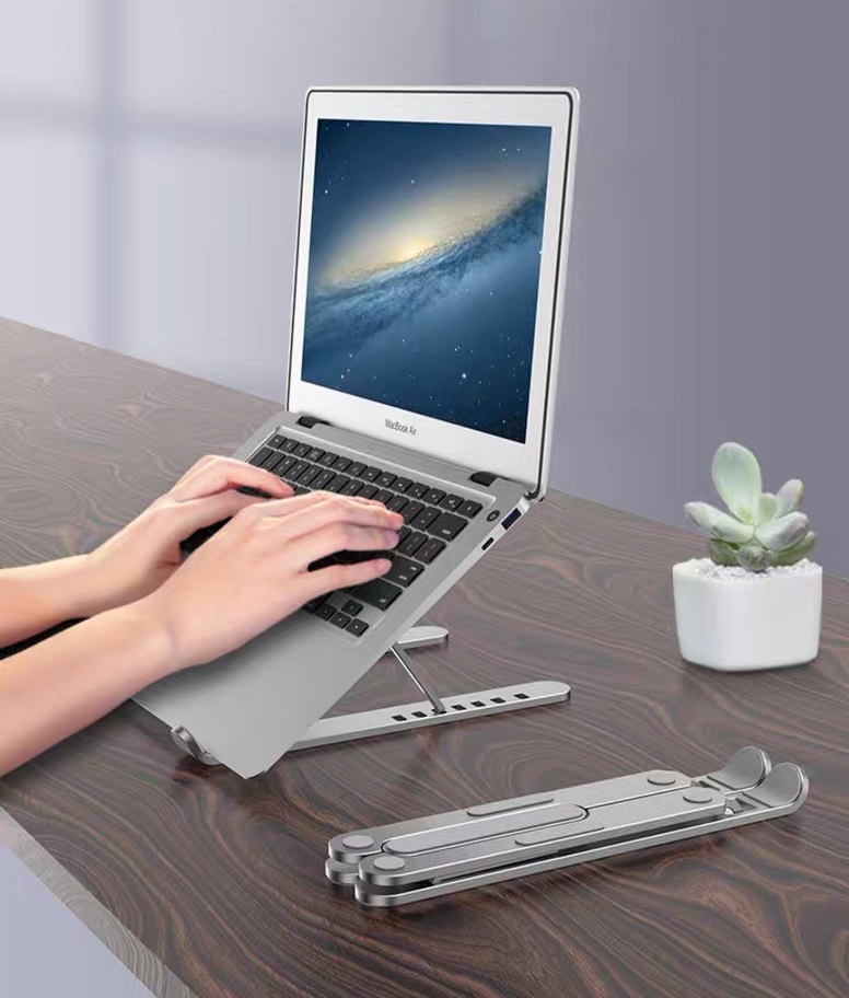 Giá đỡ LAPTOP Stand MACBOOK IPAD D103 bằng hợp kim nhôm có thể gấp gọn điều chỉnh độ cao