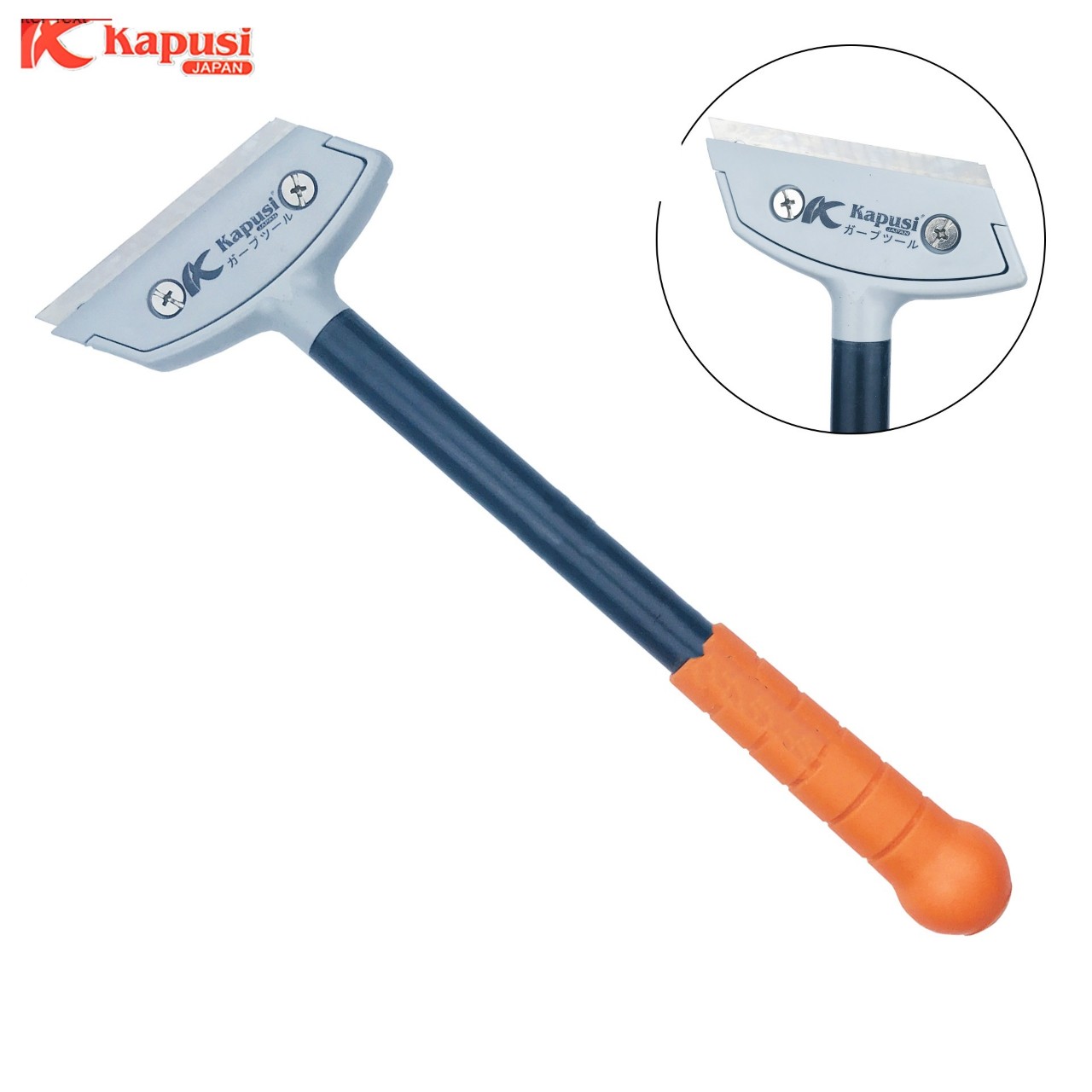 Sủi sơn cán dài Kapusi Japan 300mm, dao cạo sàn, vệ sinh tường, sủi sơn siêu sắc, Bh 12 thángLazada