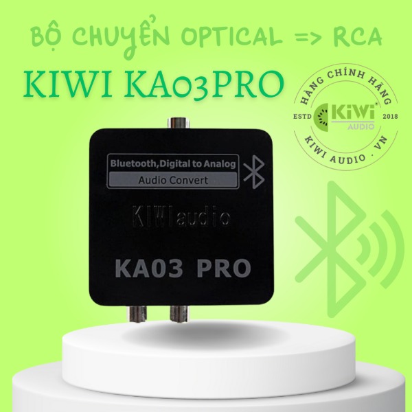 Bộ chuyển đổi âm thanh digital sang analog ka03 pro bluetooth