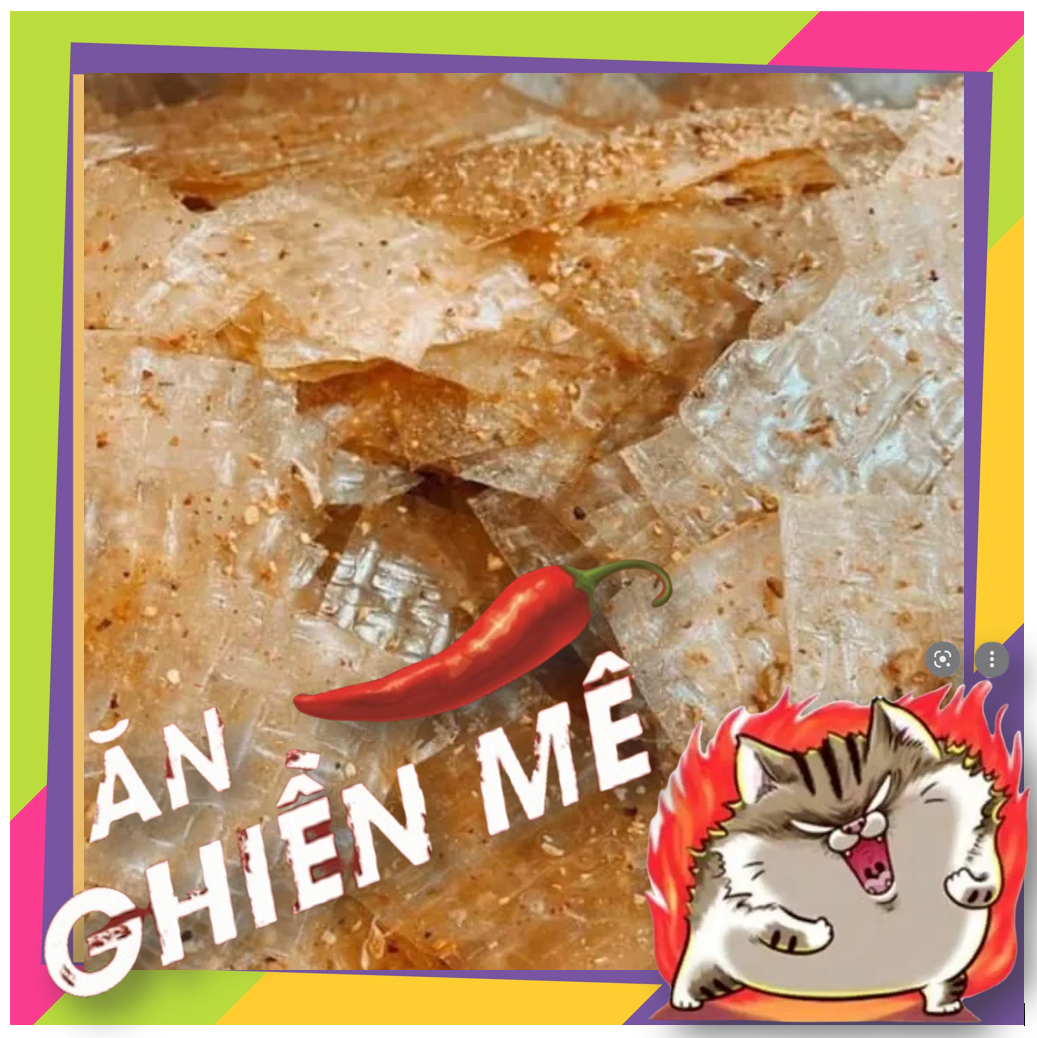 1kg bánh tráng xì ke nhuyễn siêu cay siêu ghiền