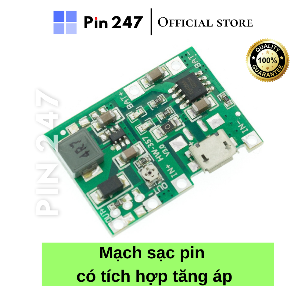 Mô đun sạc pin lithium 3.7v 9v 5v 2a 4.3-27v