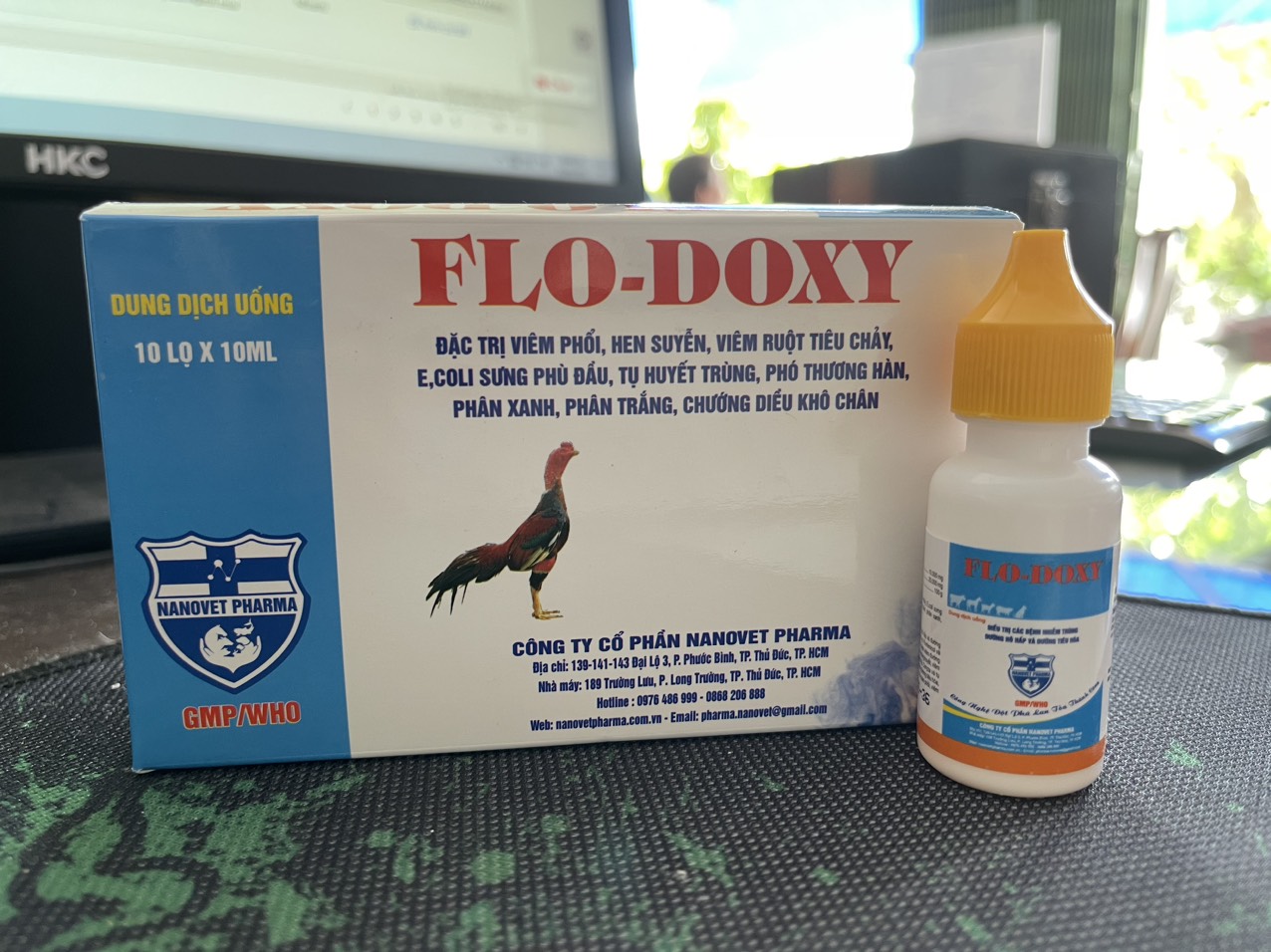 FLO DOXY 10ML CHƯỚNG DIỀU KHÔ CHÂN