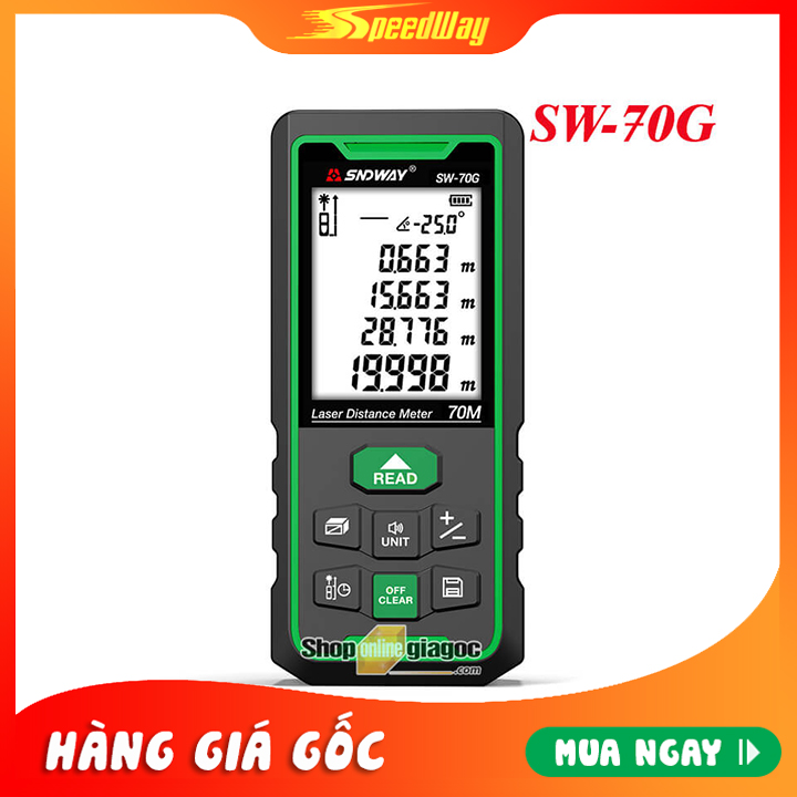 [HCM]Máy Đo Khoảng Cách SNDWAY SW-50G/SW-70G/SW-100G