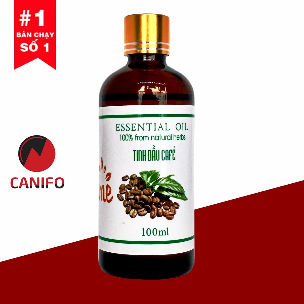 Tinh dầu Cafe CANIFO nguyên chất Tinh Dầu Cà Phê Treo Xe ô tô giúp khử mùi oto Thơm phòng ngủ khách sạn