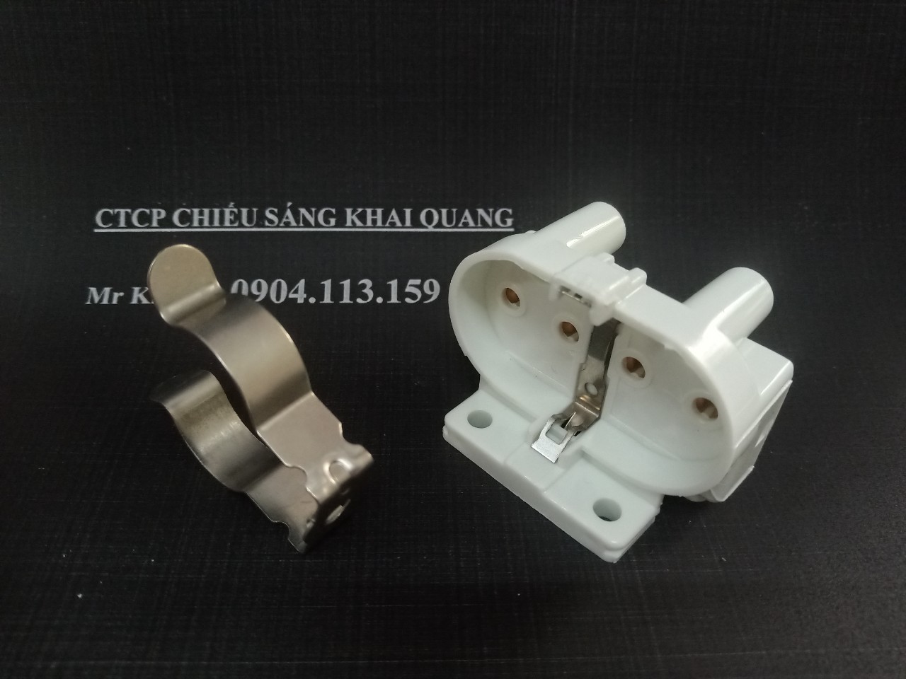 (SALE) Đui 2G11 và đai kẹp cho bóng đèn bể cá chữ U 55W & 36W