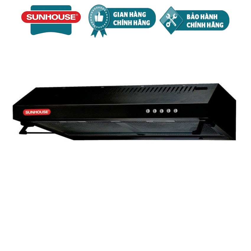 Máy hút mùi vỏ sơn sunhouse shb6118b