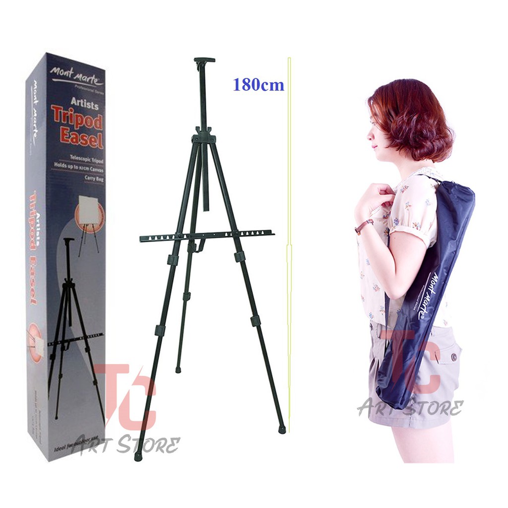 Giá vẽ sắt mont marte 180cm - có thể gấp gọn lại - gọn nhẹ