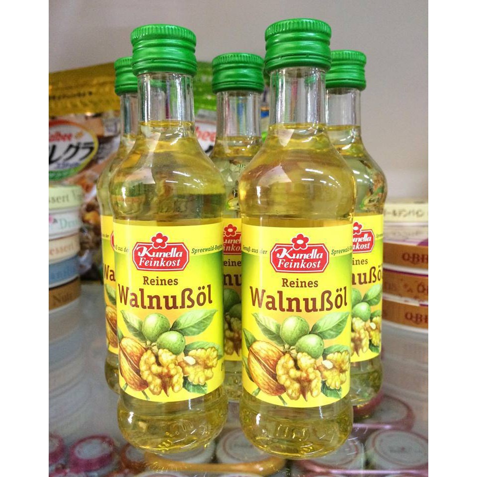 Dầu óc chó Kunella cho bé Feinkost chai 100ml