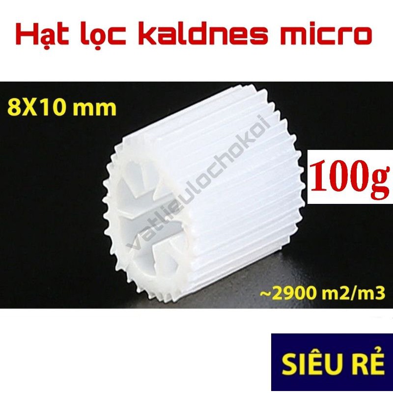 Hạt lọc Kaldnes micro đệm vi sinh 100g