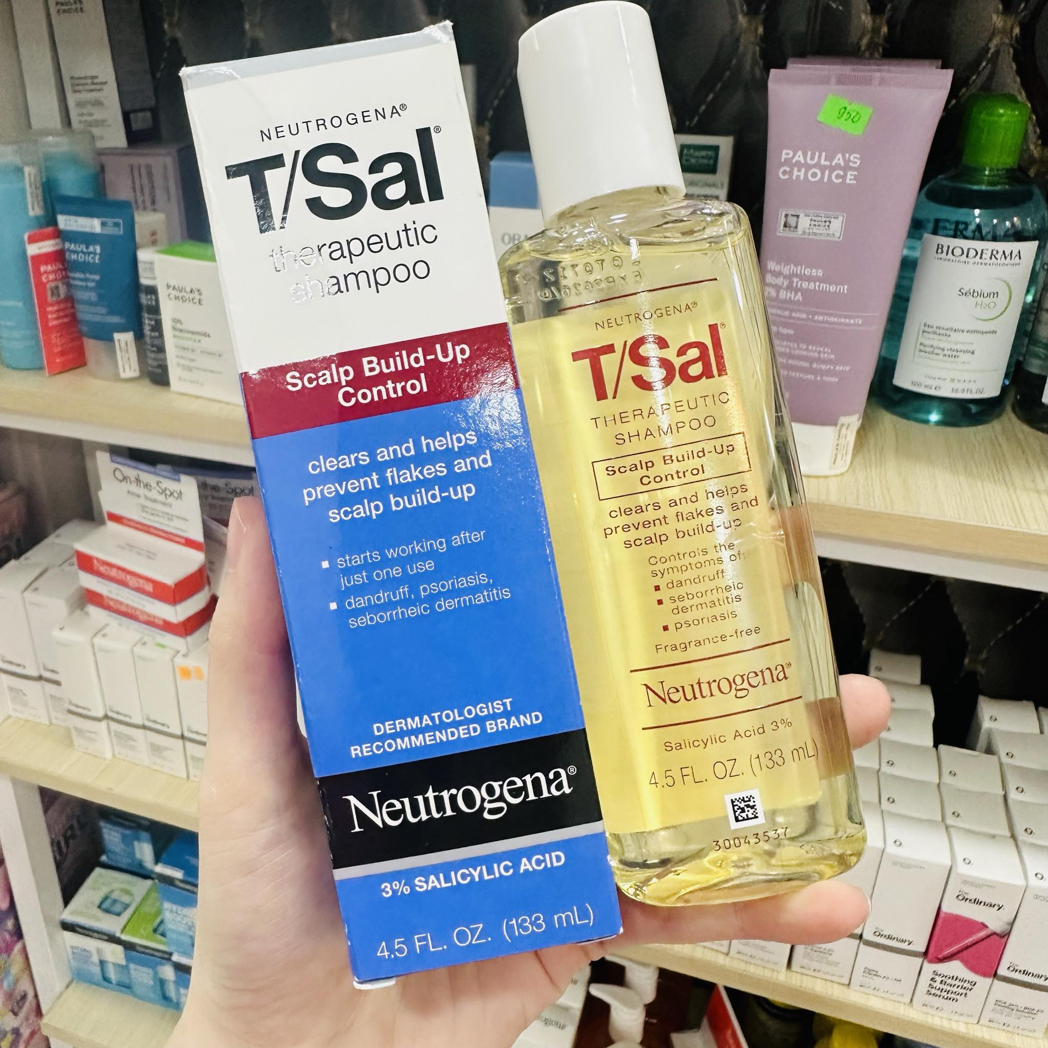 Dầu gội Neutrogena T/Sal Therapeutic Shampoo-Scalp Build-Up Control