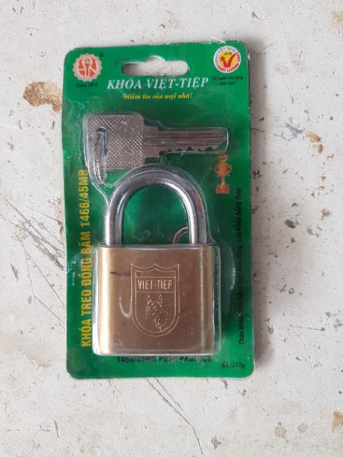 Khóa móc treo đồng việt tiệp cầu 6