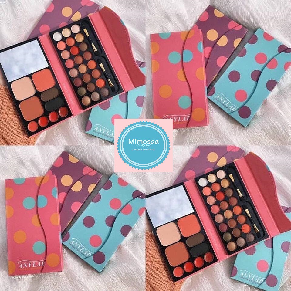 Bảng phấn mắt makeup palette anylad, phấn mắt bóp ice cream cực hot - set eyeshadow makeup anylady