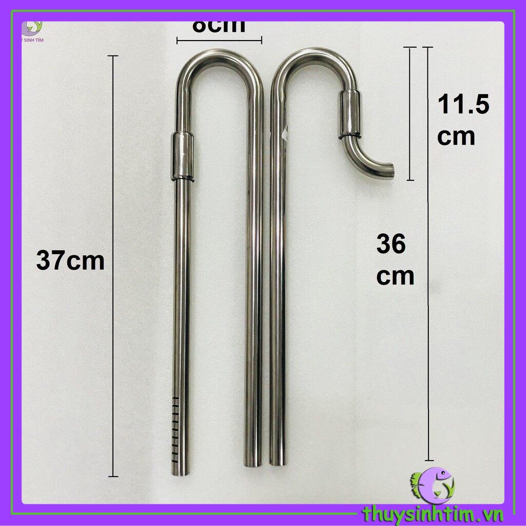 Bộ in out inox phi 16 - phụ kiện máy lọc
