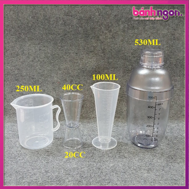 Bộ 4 dụng cụ pha chế quầy cà phê,sinh tố,trà sữa