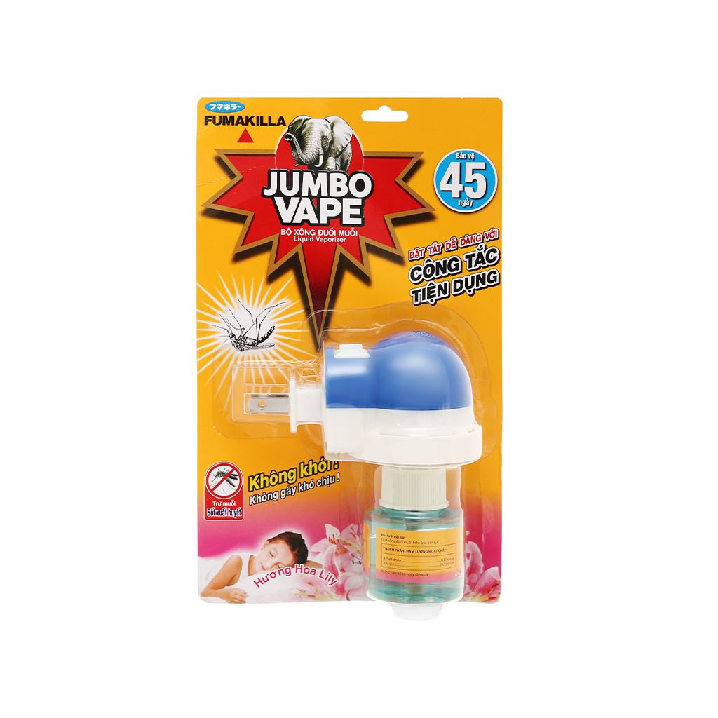 Steaming Machine mosquito repellent and essential oil vials jumbo-G Japan technology