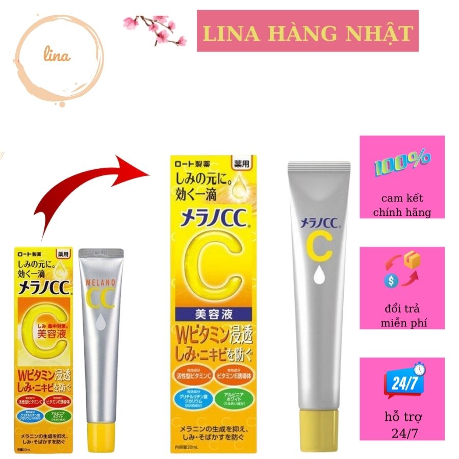 Tinh chất dưỡng trắng da chống thâm nám Melano CC Whitening Essence 20ml