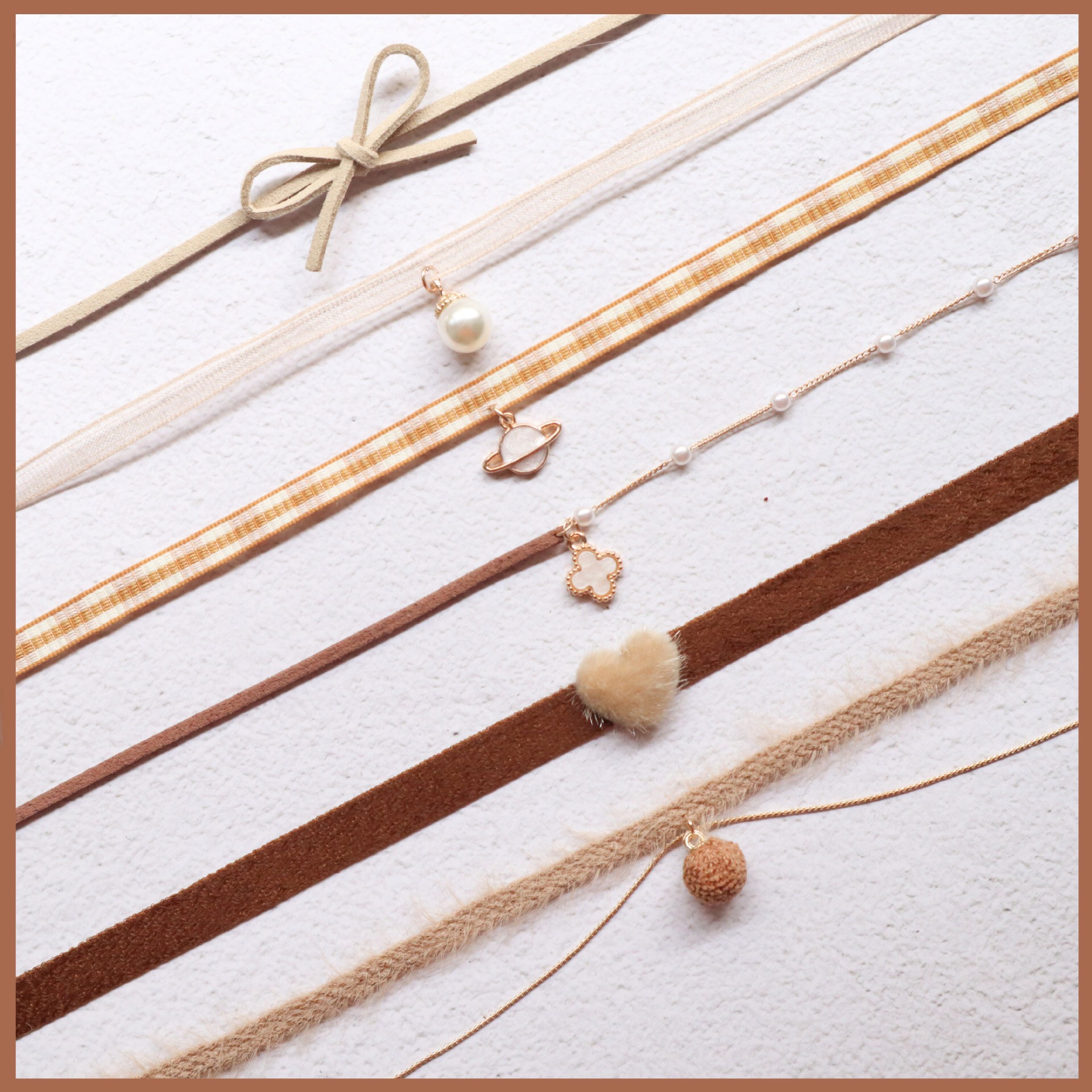 Choker bst choker nâu xinh xắn a-ck1-ck6