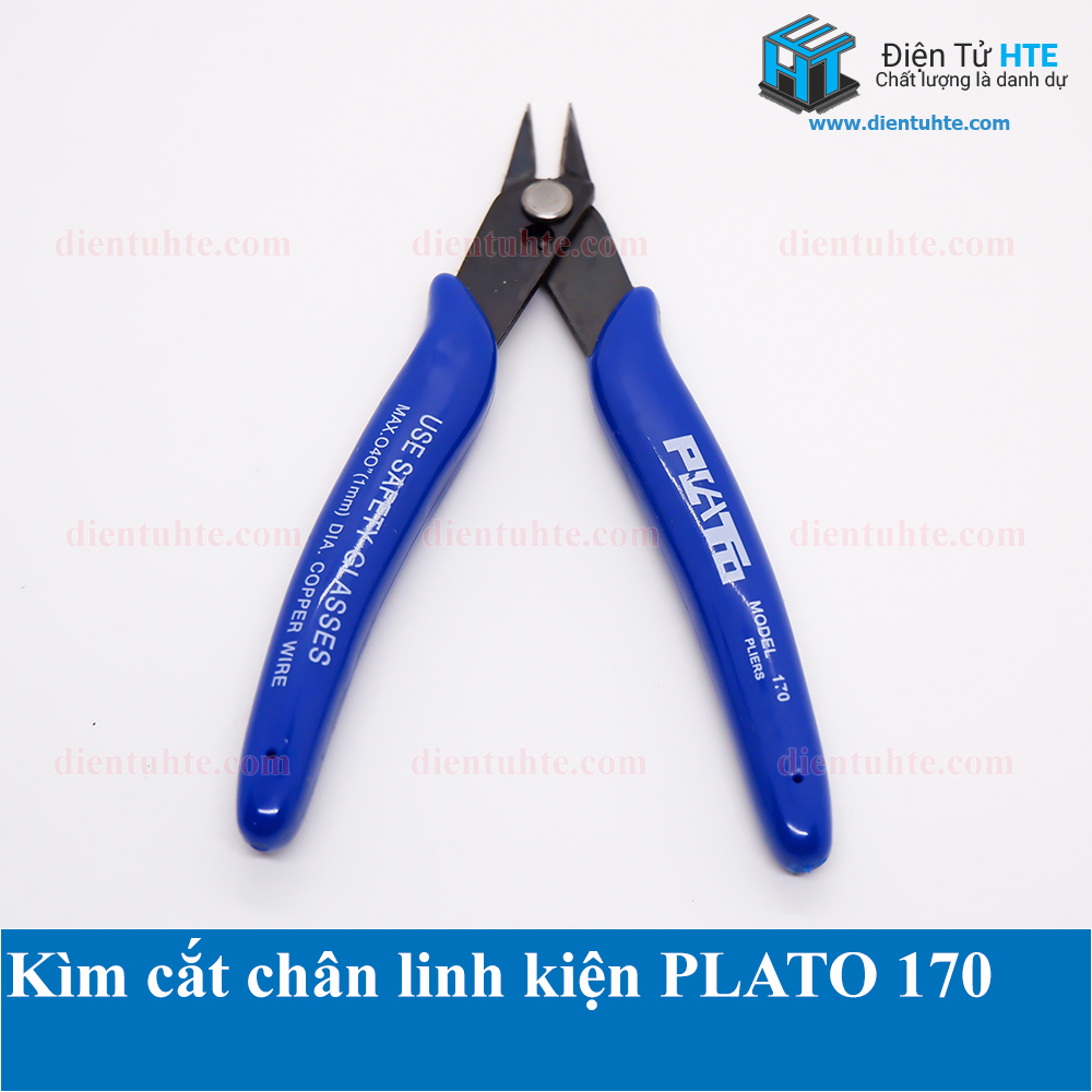 Kìm cắt linh kiện - dây điện Plato 170