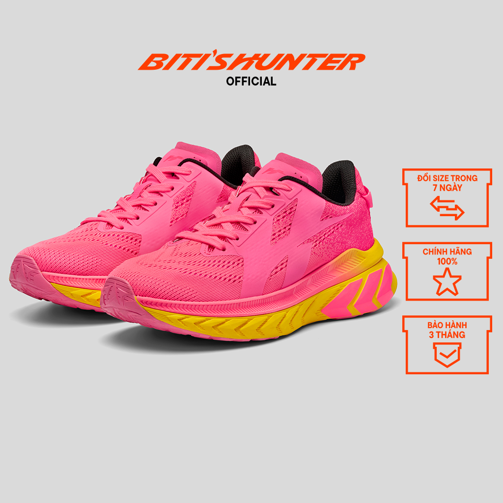 Giày Thể Thao Nữ Biti’sHunter Running LiteDual​ - Original Edition 2k24​ HSW004801HOG (Hồng)