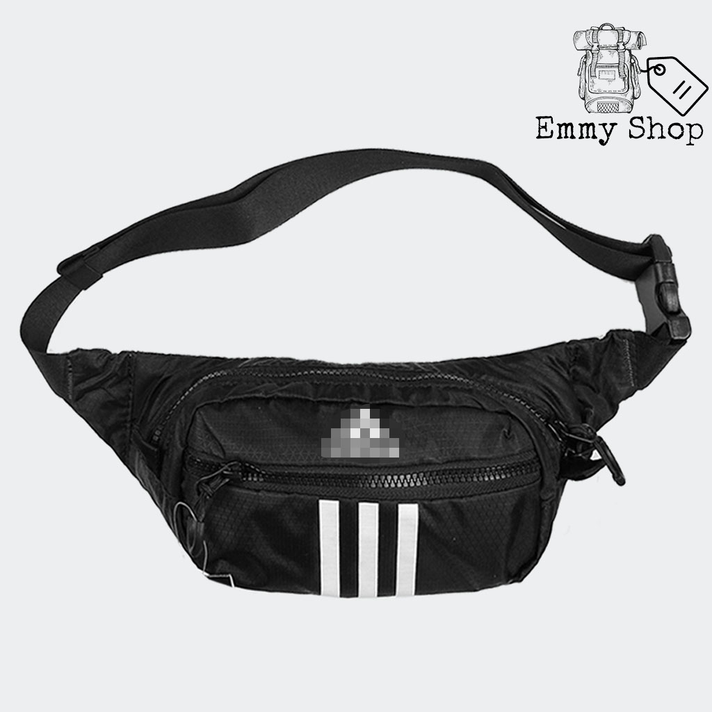 Túi đeo chéo 3 Stripes Womens Cross-body Bag 2021 màu đen Logo Trắng
